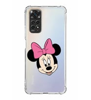Xiaomi Redmi Note 11s Kamera ve Köşe  Korumalı Antishock Kapak Minnie Mouse Tasarımlı Şeffaf Kılıf