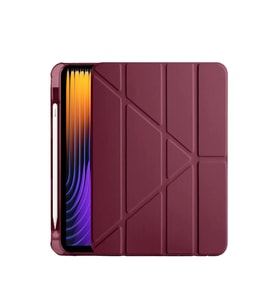 Xiaomi Pad 7 Pro Kılıf Kalemlikli Mars Tablet Kılıfı - Mürdüm