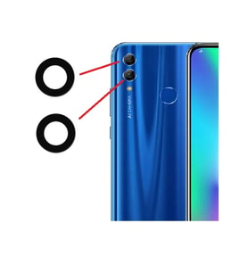 Tkgz Honor 10 LİTE Arka Kamera Camı Lens Yapışkanlı