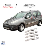 Peugeot Partner Tepee Krom Kapı Kolu 4 Kapı 2008 Üzeri P. Çelik