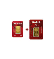 Nadir Gold 24 Ayar 6 Gram Külçe Altın (1 Adet 5 Gram Külçe Altın + 1 Adet 1 Gram Külçe Altın )