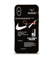 Apple iPhone XS Uyumlu Lansman Kılıf Sneakers Tasarımlı Altı Kapalı İçi Kadife Kaplı Silikon Kapak (Şeffaf)