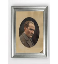 Gümüş Çerçeveli Atatürk Tablo a788