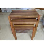 NİVEMESHOME LİZA CEVİZ ZİGON SEHPA