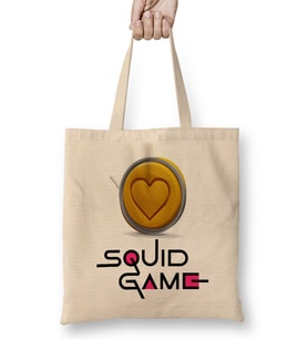 Squid Game 03 Bez Çanta Uzun Saplı