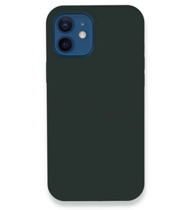 iPhone 12 Kılıf Lansman Legant Silikon - Koyu Yeşil