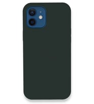 iPhone 12 Kılıf Lansman Legant Silikon - Koyu Yeşil