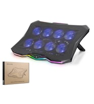 Laptop Soğutucu 8 Fan Rgb - Siyah DCXAA3