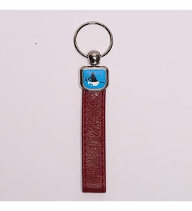 BORDO DERİ SAPLI ANAHTARLIK-ANAH248