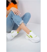 Yeşil Beyaz Kadın Sneaker