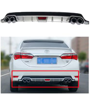 Toyota Corolla Turbo Difüzör Arka Tampon Çift Egzoz Çıkışlı 2013-