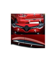 Renault Clio 4 hb Krom 3'lü Seti  2012-2018 Arası P.Çelik (Gümüş)