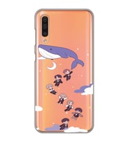 Samsung Galaxy A70 Uyumlu Sevimli BTS Karakterler Tasarımlı Şeffaf Telefon Kılıfı