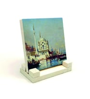 Ortaköy Camii Baskılı Doğaltaş Masaüstlük