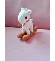 Amigurumi Beyaz Sallanan At