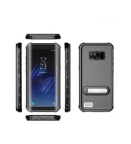 Samsung Galaxy S8 Kılıf Toz Kir Su Geçirmez Kapak (Siyah)