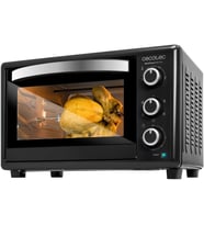 Bake&Toast 3090 tezgah üstü fırın, Gyro siyah, 30 l, 1500 W, 5 farklı fonksiyonlu, döner mil dahil, iç aydınlatma, kırıntı toplama haznesi.