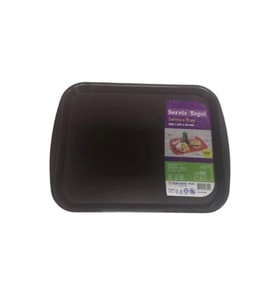 Üçsan 267 Plastik Tepsi 35x27 Cm (Kahverengi)