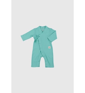 Uzun Kimono Tulum Mint Yeşili