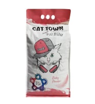 Cat Town Topaklaşan Kedi Kumu Bebek Pudralı İnce Taneli 10 Lt (Beyaz)