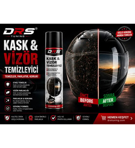 Kask Ve Vizör Temizleyici İç ve Dış Temizlik İçin