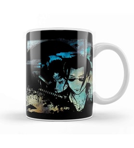 Cartoon Way Of Samurai Grunge Kupa Bardak Porselen
