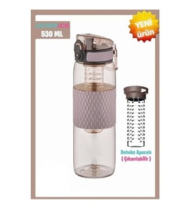 UZSPACE MATARA TRITAN 5060 DETOKS BÖLMELİ 530 ML OAK GREY