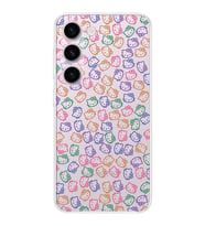 Samsung Galaxy S23  Kamera korumalı Kapak Hello Kitty Tasarımlı  Şeffaf Kılıf