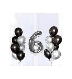 6 Yaş Doğum Günü Balon Seti