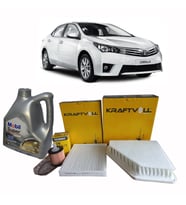 2013-2018 TOYOTA COROLLA 1.4 D-4D DİZEL MOTORLAR İÇİN YAĞ BAKIM SETİ MOBİL 5w 30