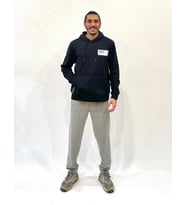 Erkek Kapşonlu Rahat Kalıp İçi Polarlı 3 iplik Tokyo Baskılı SweatShırt spr24sw05 (Siyah)