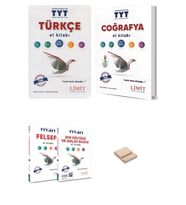 Limit TYT AYT Türkçe Coğrafya Felsefe/Din El Kitabı 3lü Set + Telefon Standı
