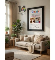 Stüdyo 14 Kişiye Özel Google Arama Motoru  Çerçeveli Tablo - Anneler Günü Hediyesi - Arkadaşa Hediye - Sevgiliye