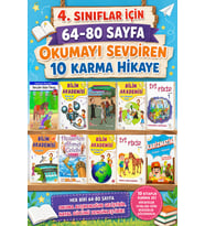 4. Sınıf Okumayı Sevdiren 64-80 Sayfalık 10 lu Karma Hikaye Seti