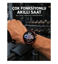 Mey İthalat® Spor ve Sağlık Takipli Akıllı Saat Kablosuz Şarj Yeni Nesil