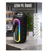Mey İthalat® Bluetooth Hoparlör Uzun Pil Ömrü Taşınabilir Yüksek Ses Kaliteli
