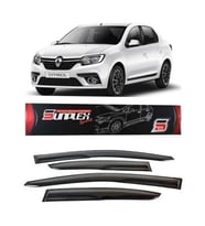 Renault Symbol Mugen Cam Rüzgarlığı 2013 sonrası 4'lü Sunplex (Beyaz)