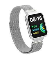 Xiaomi Redmi Watch 2 Lite Zore KRD-58 Metal Kordon (Gümüş)