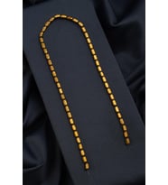 Hematit Doğal Taş Parlak Gold Dikdörtgen Kesim 4x8mm Dizi [AA]