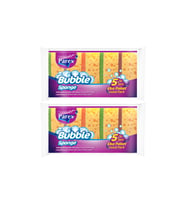 Bubble Sünger Düz 5'li İkili Set