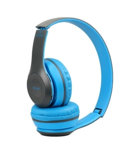 P47 Extra Bass Mp3 Fm Radyolu Bluetooth 4.1 Kulak Üstü Kulaklık Mavi