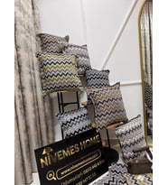 NİVEMESHOME SARI YEŞİL KIRLENT KILIFI 45X45