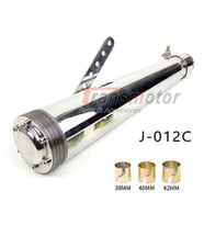 Chopper Cruiser Cafe Racer Vintage Bobber Performans Egzoz Krom