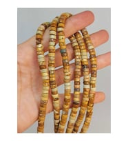Bileklik Boy Jasper Taşı Şekilli 3x6mm Yarım Dizi (49342) (18CM UZUNLUĞUNDADIR)
