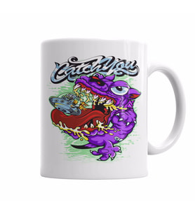Monster Grafitti Kupa Bardak Porselen