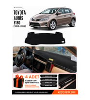 TOYOTA AURIS E180 (2012-2018) Uyumlu Torpido Örtüsü Torpido Kılıfı - Siyah