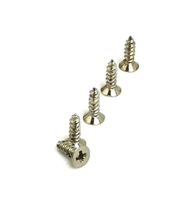 Klips, Menteşe, Ayak, Ağaç, Sunta Vidası 2,2x6,5mm - Nikel 100 Adet