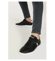 U.S. Polo Assn. Thnder Hafif Günlük Kadın Bağcıklı Spor Sneaker Ayakkabı (Siyah)