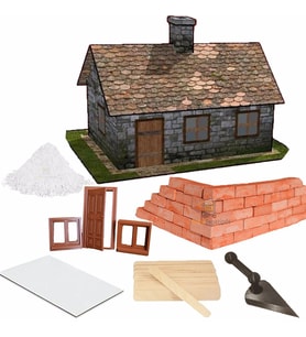 Minyatür Tuğla Kalfa 2 Yapı İnşaat Seti