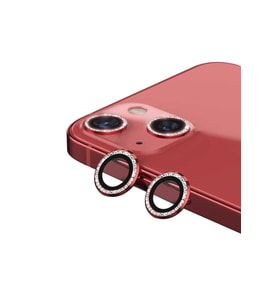 Apple iPhone 13 Uyumlu Zore CL-06 Kamera Lens Koruyucu (Kırmızı)